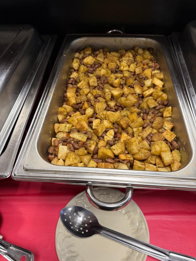 Beans and cassava