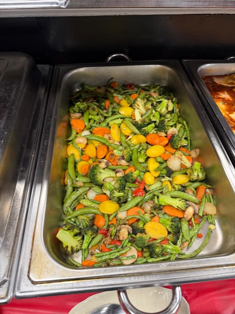 Sautéed mixed vegetables